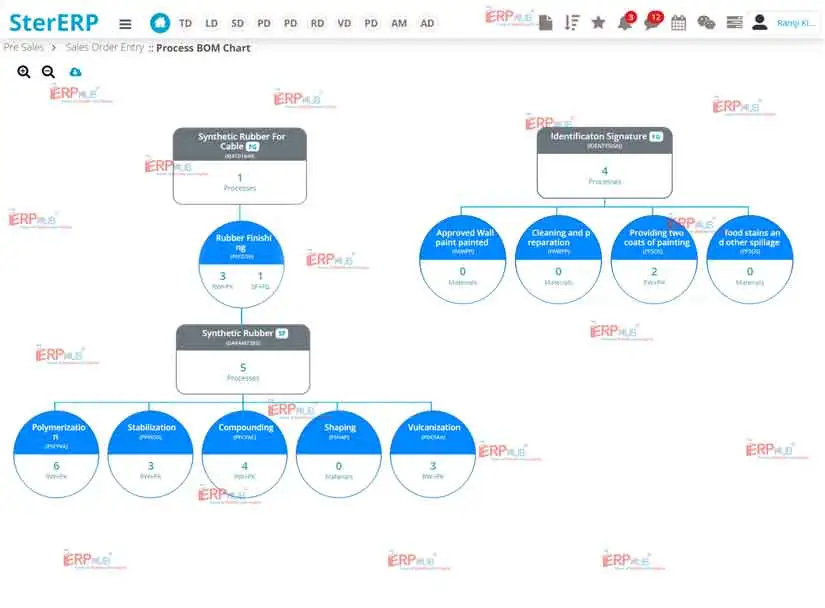 Process BOM Chart Image