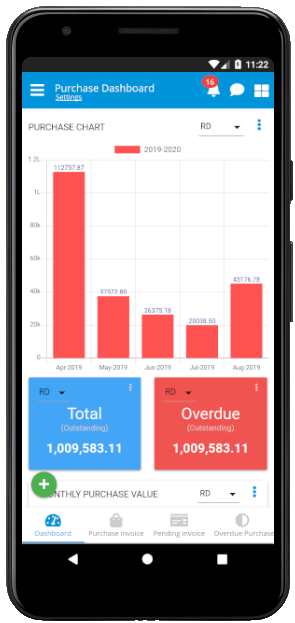 erp purchase mobile application