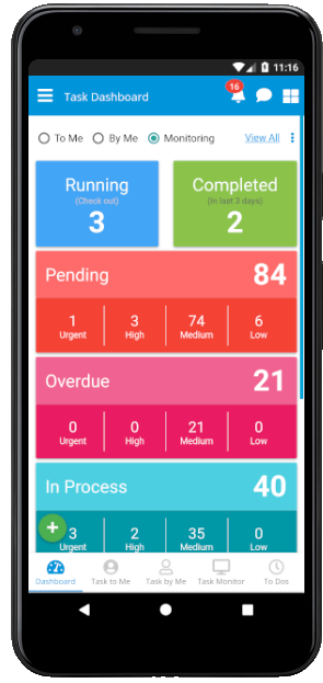 erp Task mobile application